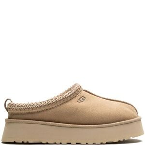 UGG Tazz Mustard Seed Suede Platform Clog Size 7